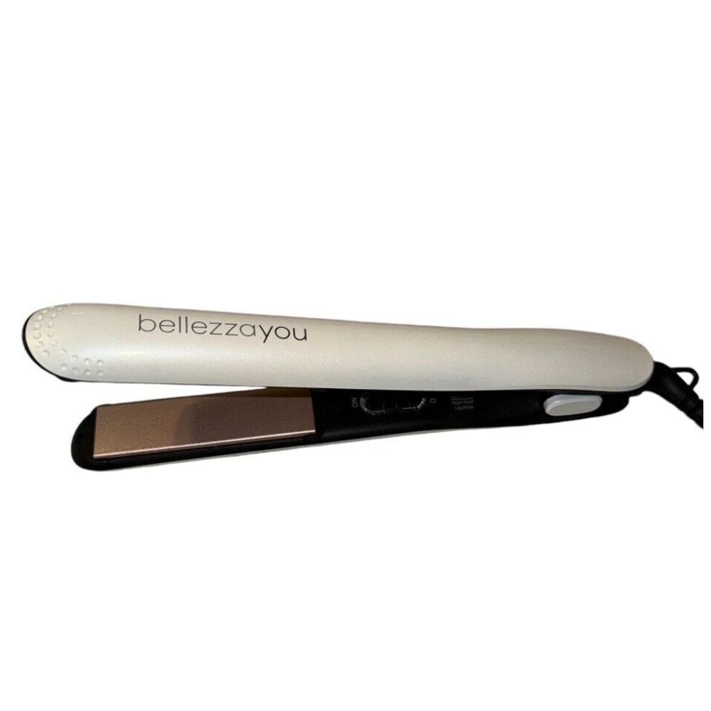 Bellezza Flat Iron Pink Plates white